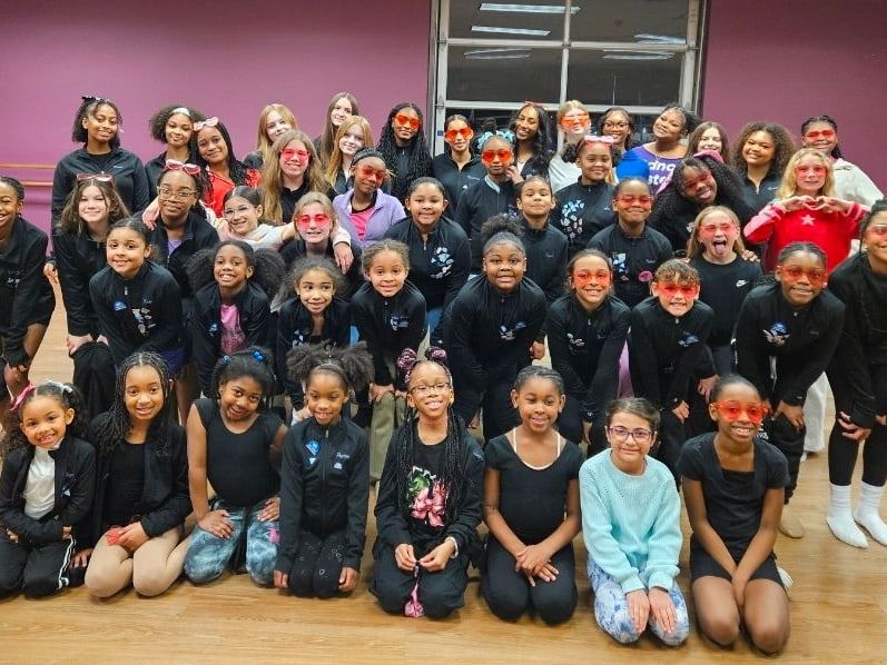 Company dancers on stage